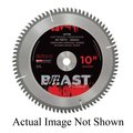 Lackmond Beast Miter Saw Blade, ATBR, 12 Blade Dia, 1 in, 011 Kerf, 5000 rpm Maximum, Applicable Mate WMS12080
